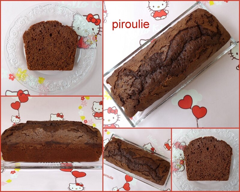 cake au chocolat et à l'huile