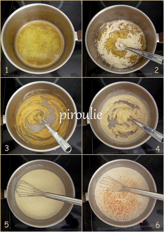 gratin de pâte à la béchamel-001