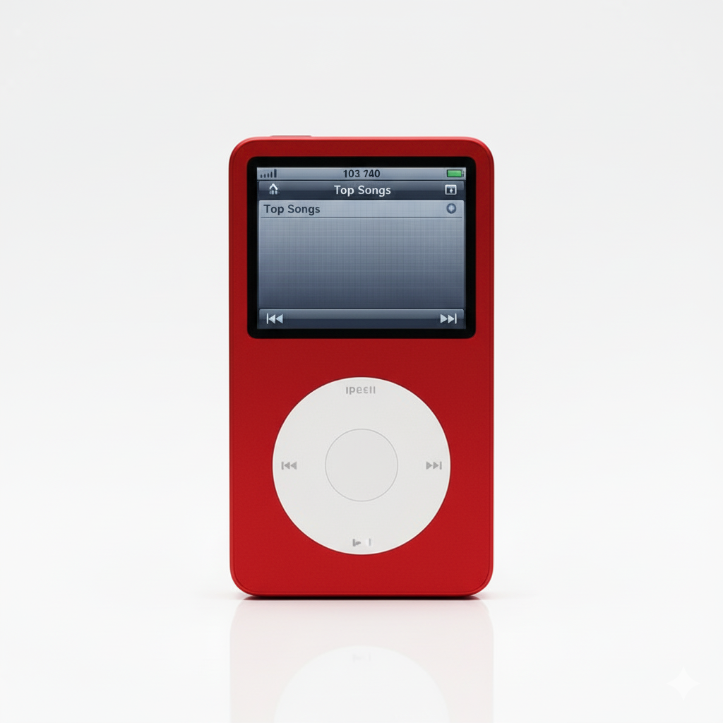Red iPod Classic