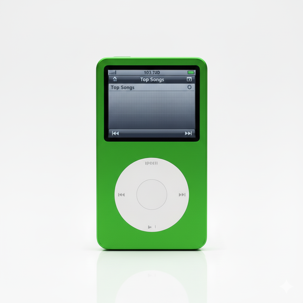 Green iPod Classic