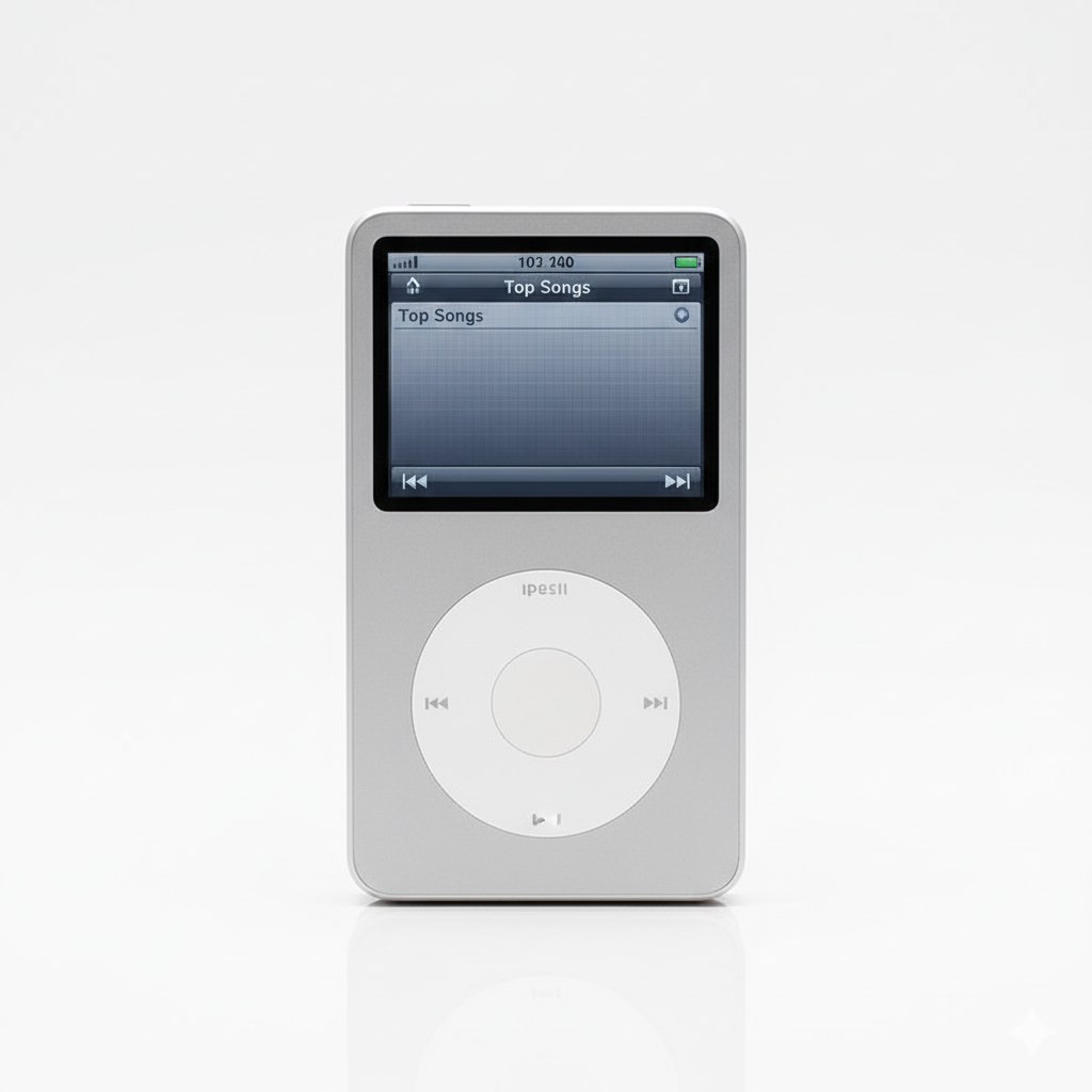 Silver iPod Classic