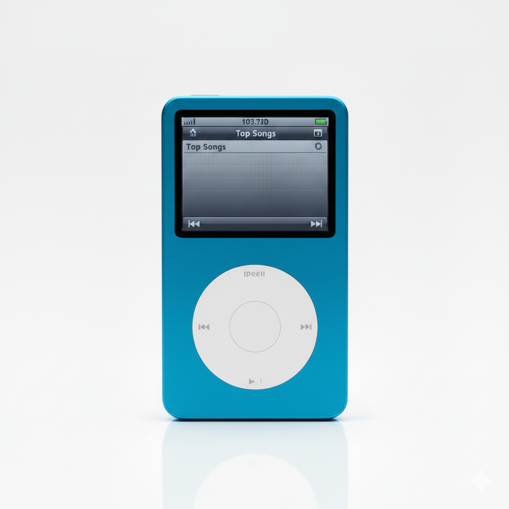 Blue iPod Classic