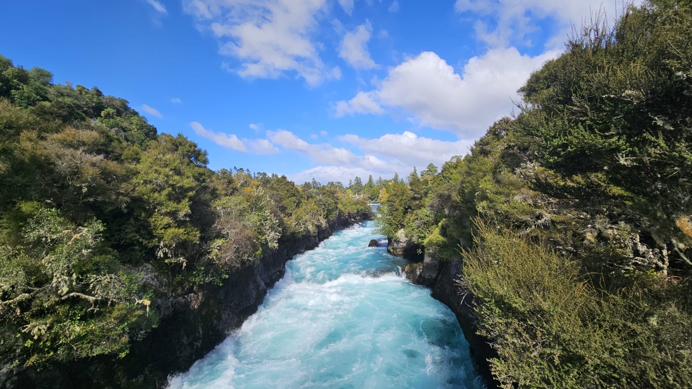 Huka Falls near Taupō, New Zealand