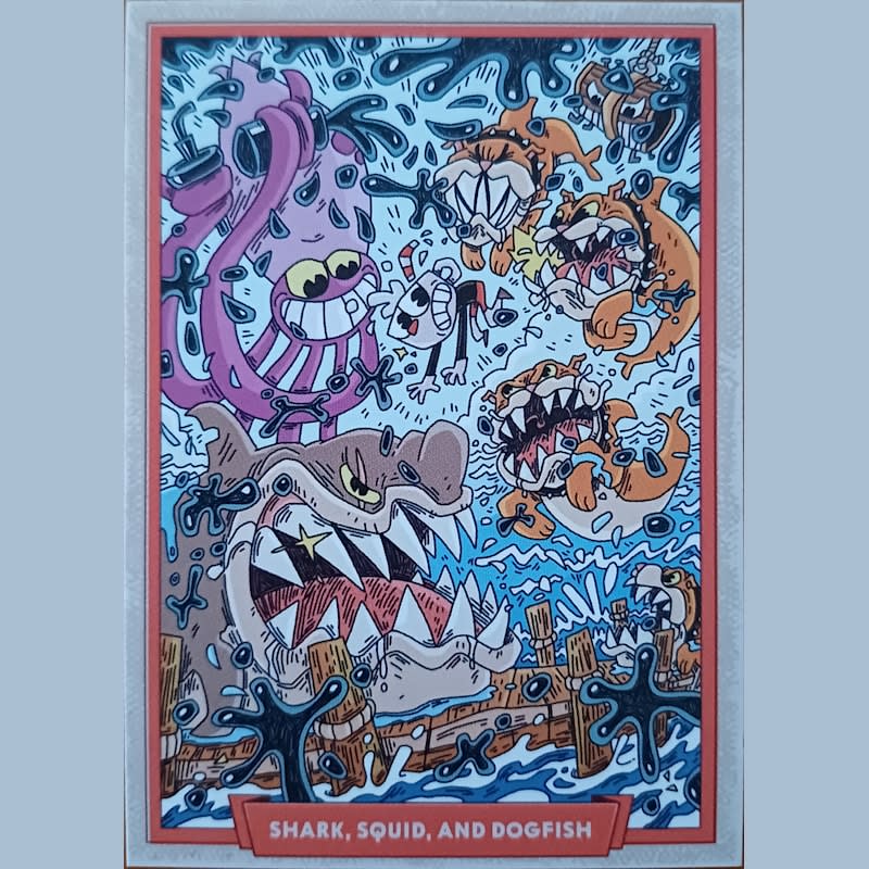 Shark, squid, and dogfish