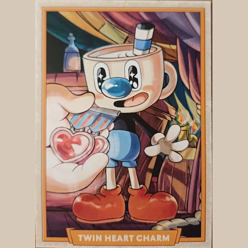 Twin heart charm