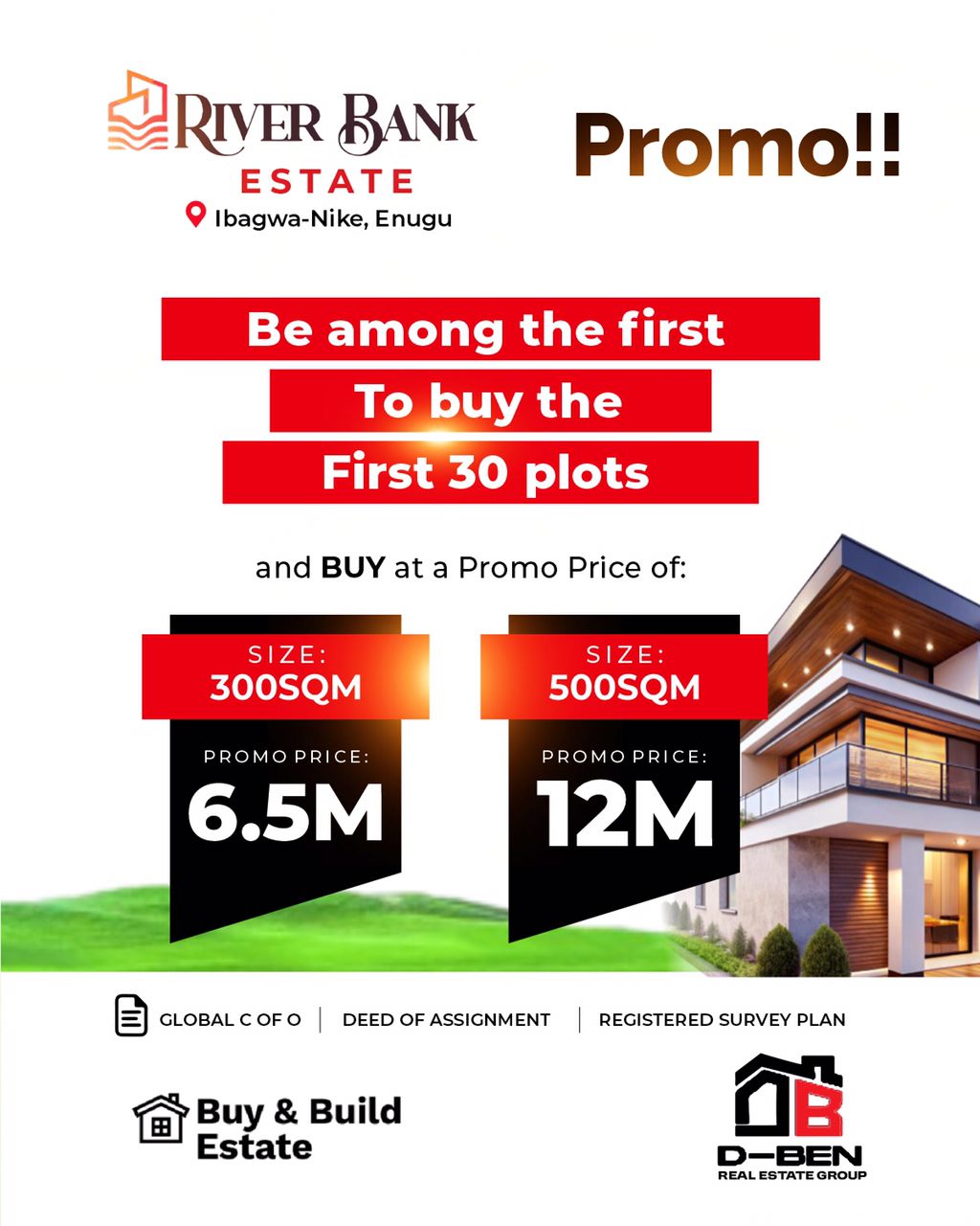 river bank enugu nigeria land real estate