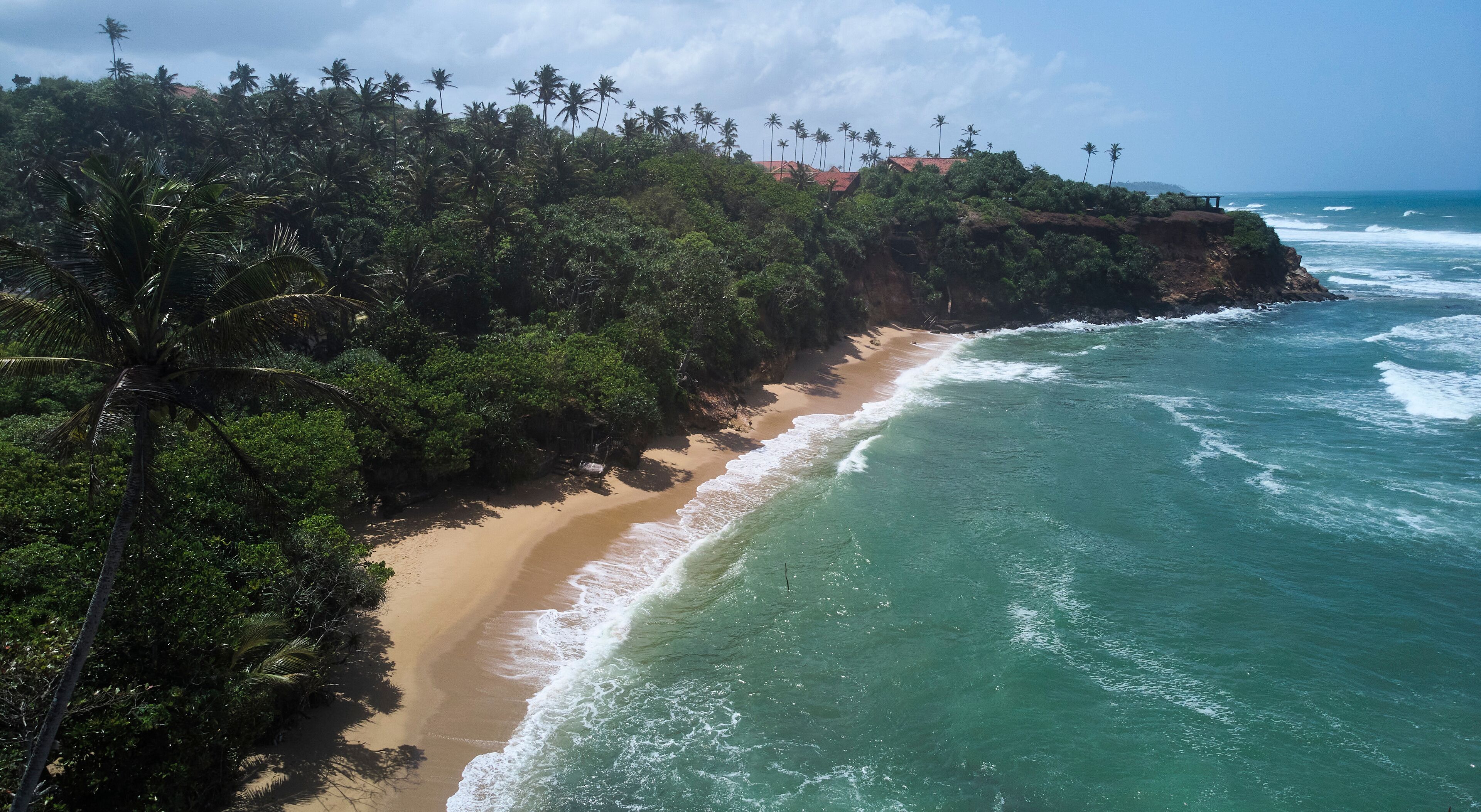 Kalutara beach and tropical fruit market
