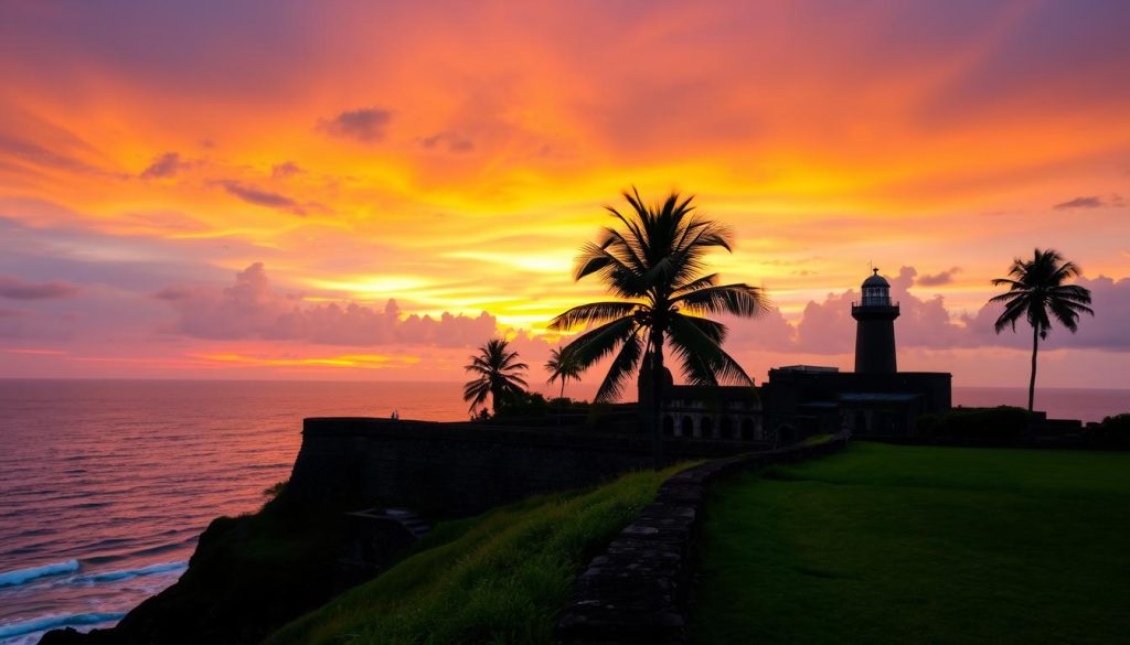 Galle — Sunset on the Fort Ramparts