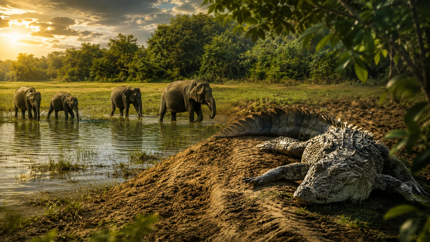 Udawalawe National Park — private wildlife safari with Colombo Taxi Airport