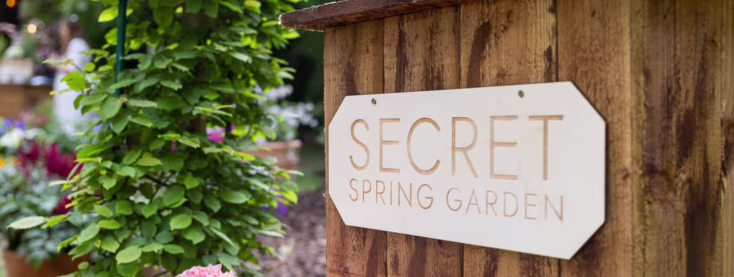 Entrance to Spring Garden at Chelsea Flower Show