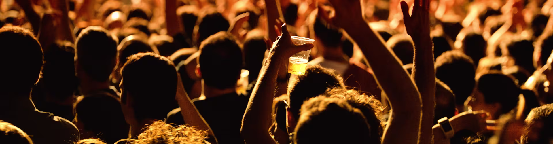 People enjoying a festival