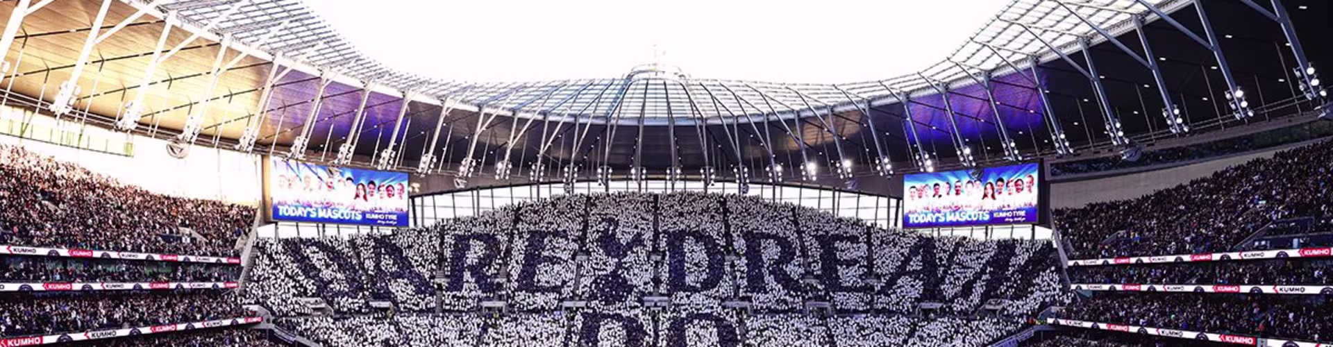 Tottenham Hotspur Stadium 'Dare Dream Do' Tifo