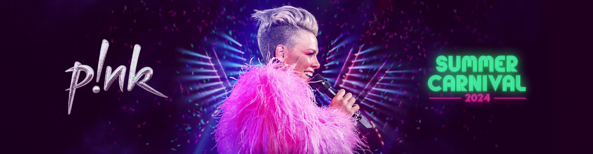 Pink Summer Carnival tour 2024 poster