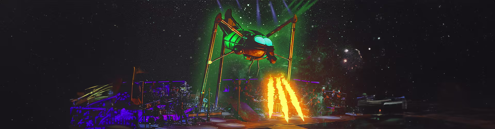 Jeff Wayne's War of the Worlds musical tour poster