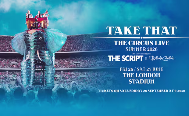 Take That London Tickets