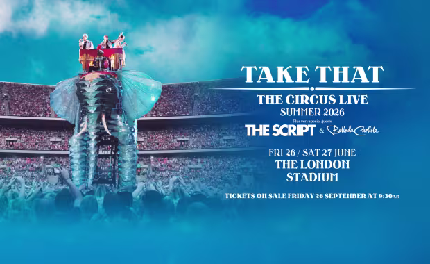 Take That London Tickets