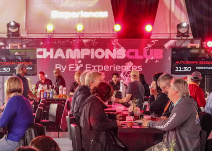 Hospitalité du Champions Club à Austin F1