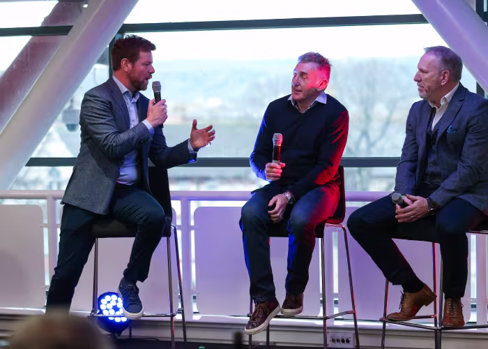 Welsh Rugby legends in the Players Lounge