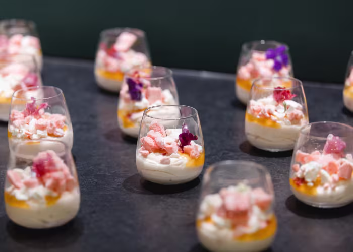 Street food served in Riverside Terrace at Principality Stadium
