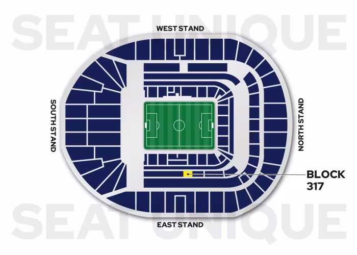 Block 317 Seating Map