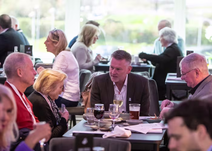 Matchday hospitality in Swans Club at Swansea City