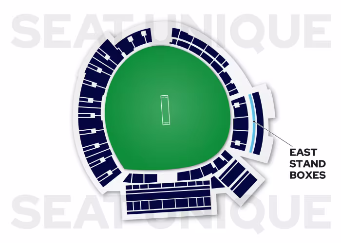 Sitzplan der East Stand Logen