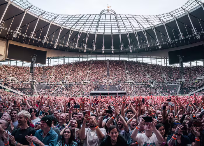 Fans en el concierto de los Spurs