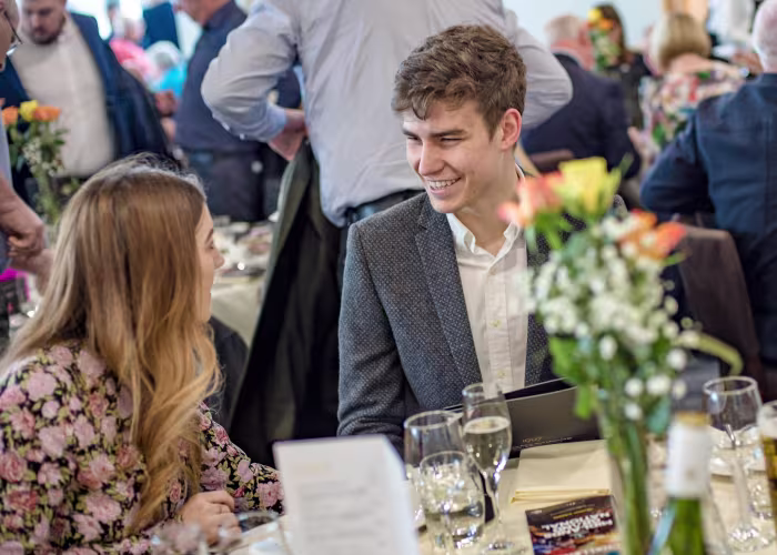 Racegoers at Newcastle Racecourse