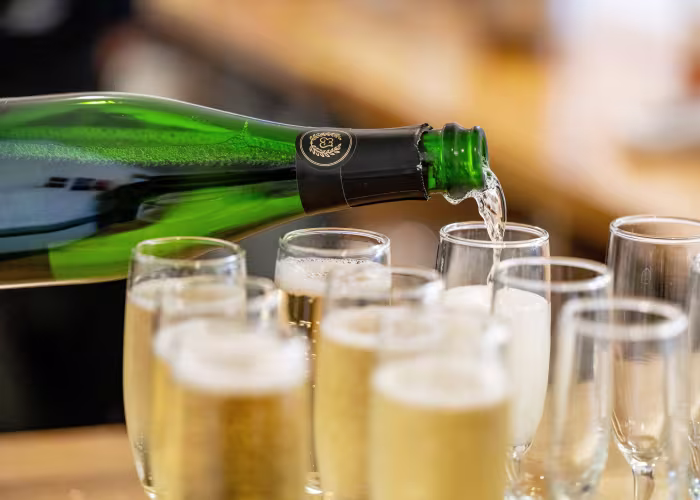 Champagne offering