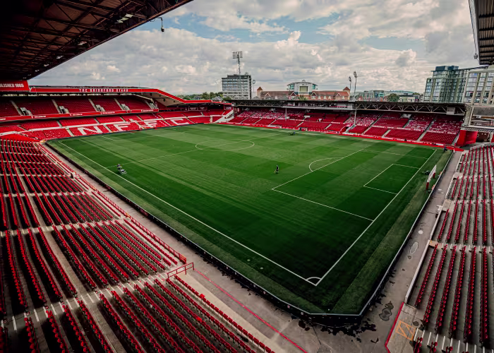 Blick auf die City Ground Suite
