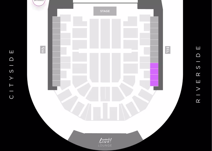 The Skyline Experience seat map