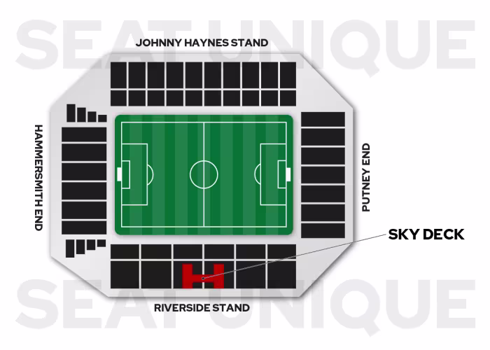 Sky Deck Seating Map
