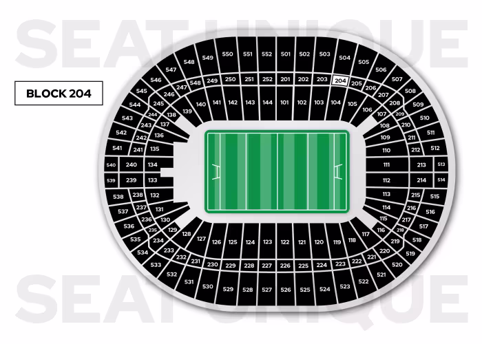 Wembley Stadium - Block 204
