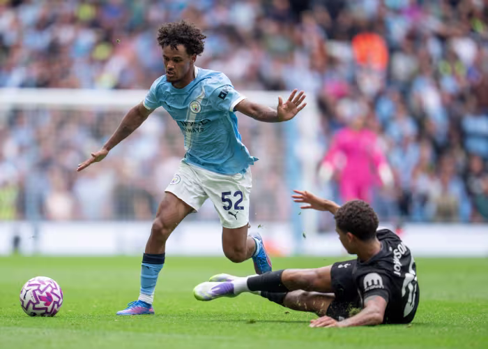 Action at Etihad Stadium