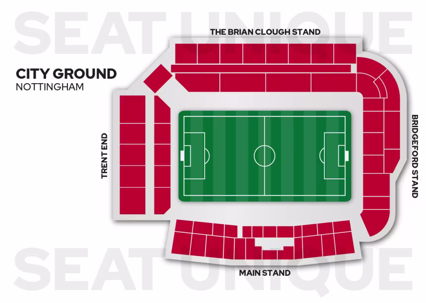 forest stadium map