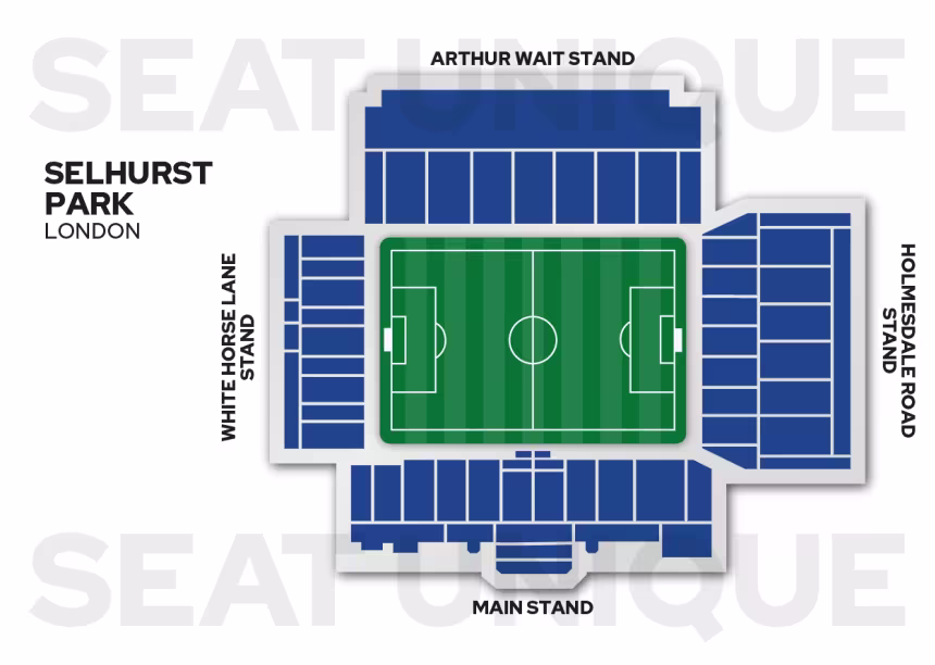 Selhurst Seat Map