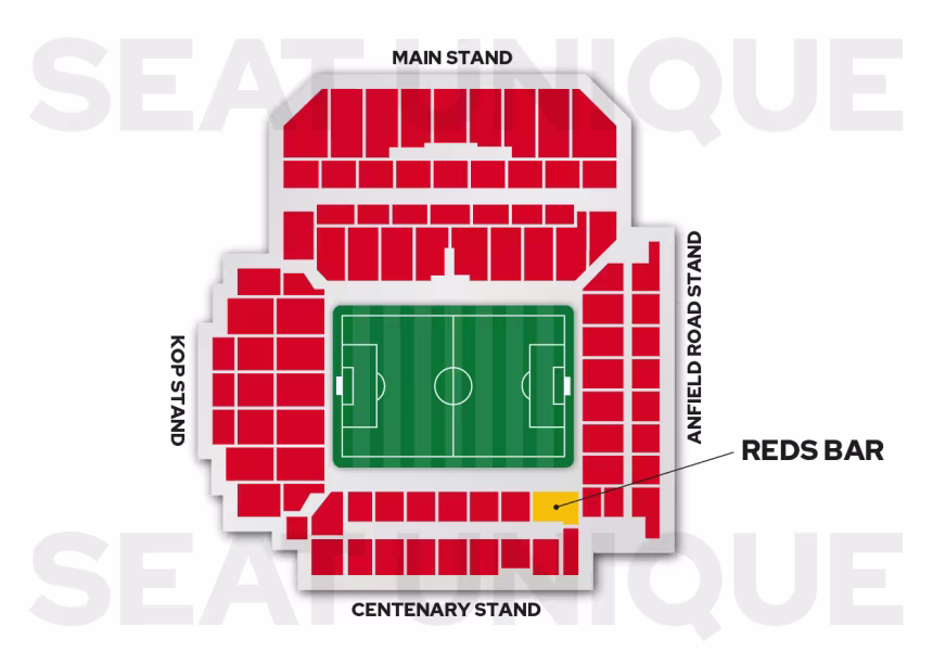 Liverpool, Anfield Seat Map - Reds Bar