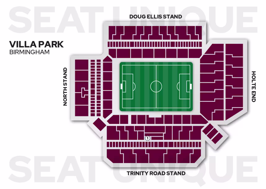 Aston Villa Seat Map