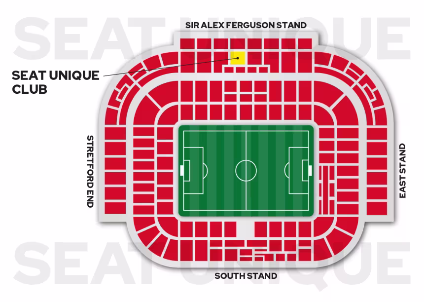 Manchester United, Old Trafford Seat Map - Seat Unique Club