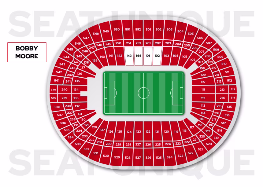 England Football, Wembley Stadium - Bobby Moore Club