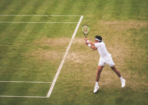 Tennis Player at Wimbledon