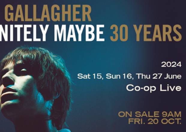 Liam Gallagher Definitely Maybe 30 year anniversary tour at Co-op Live