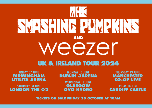 The Smashing Pumpkins and Weezer Tour Poster