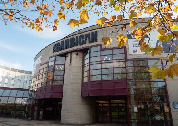 Outside the York Barbican 