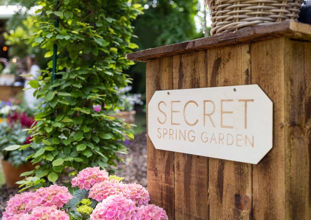 Entrance to Spring Garden at Chelsea Flower Show