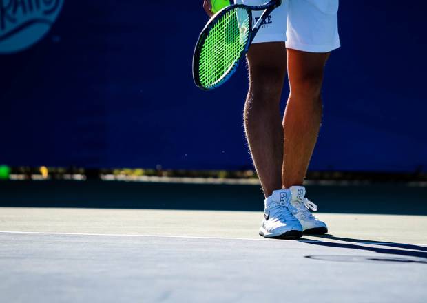 Tennis Player on Court