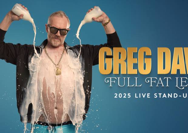 Greg Davies  Full Fat Legend 2025 stand-up tour poster