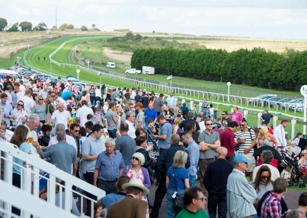 Brighton Racecourse view from Grandstand