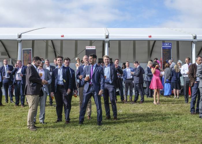 Tattenham Straight hospitality at Epsom Races