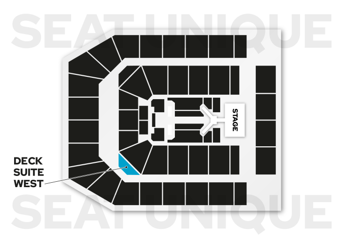 Dude Perfect Co-op Live Manchester seating map 